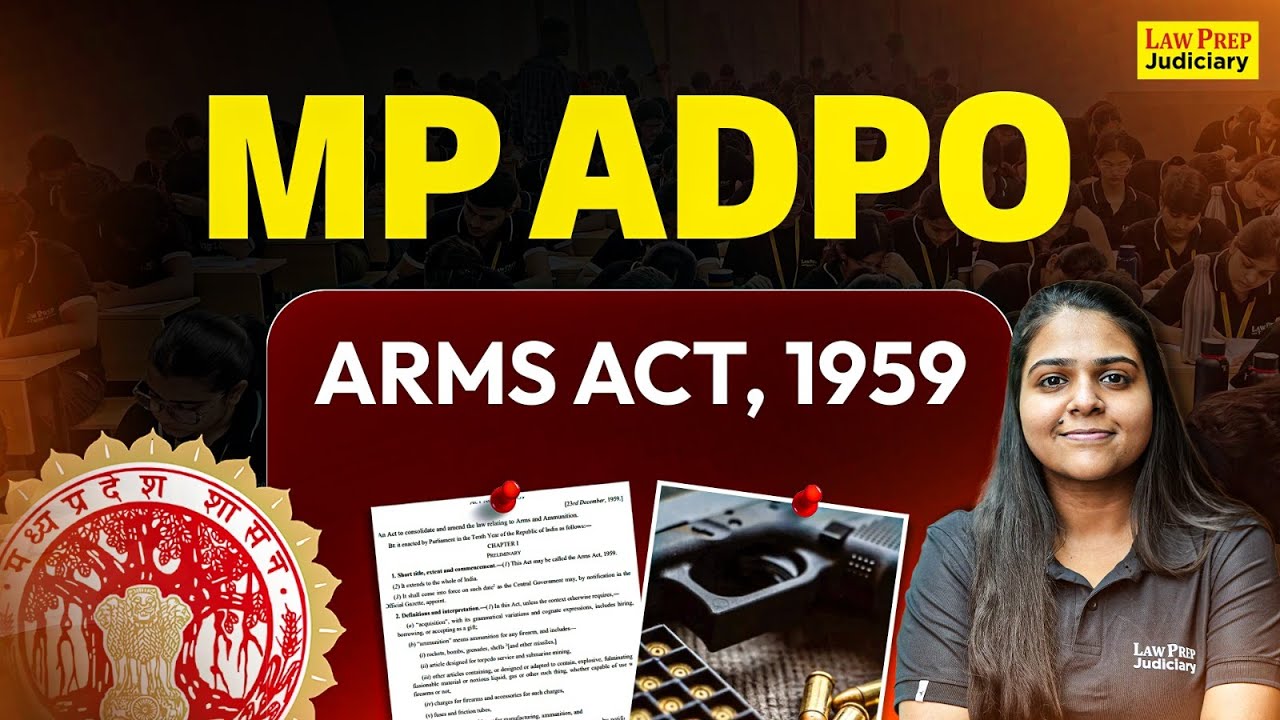 Arms Act, 1959 | MP ADPO 2025 | MP ADPO Preparation 2025 | Arms Act Lecture | By Shivangi Ma'am