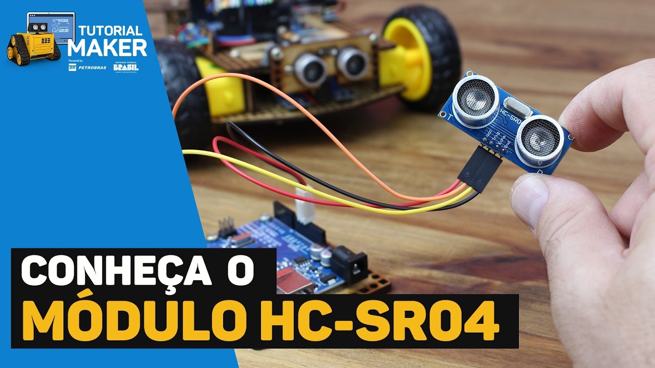 [ESTREIA] Sensor de Distância (HC-SR04) no Arduino #TUTORIALMAKER