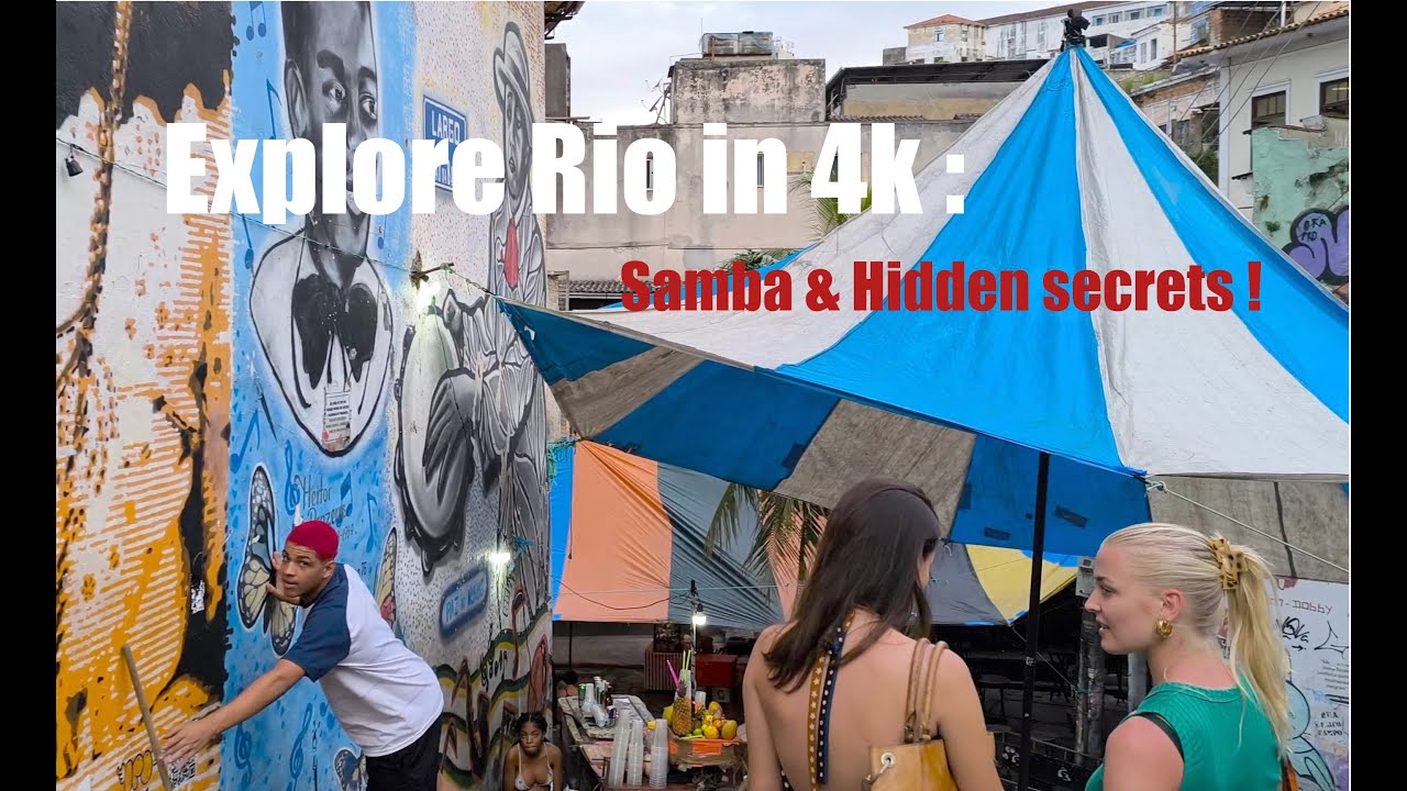 PEDRA DO SAL, Rio de Janeiro, Brazil -🚶🏿- 【4K】🇧🇷