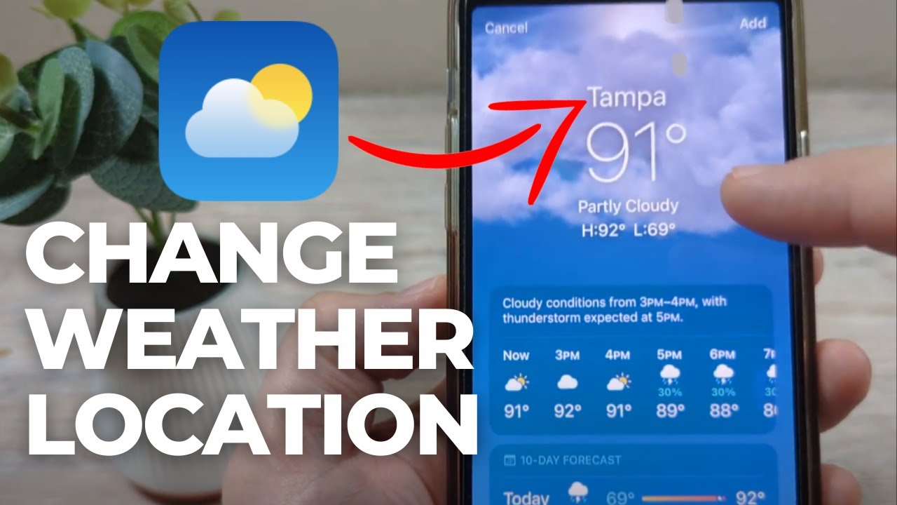 How To Change Location On iPhone Weather App