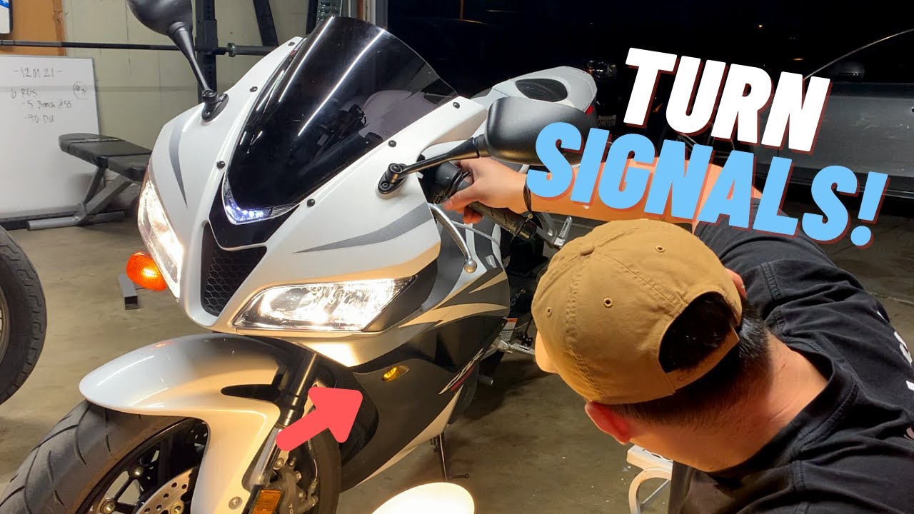 Changing My Honda CBR 600RR Front Turn Signals