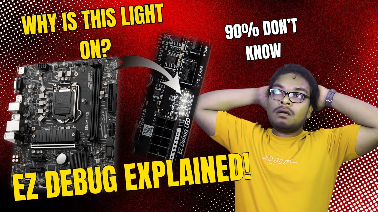 Why Is My Motherboard Light On? EZ Debug LED Explained! 