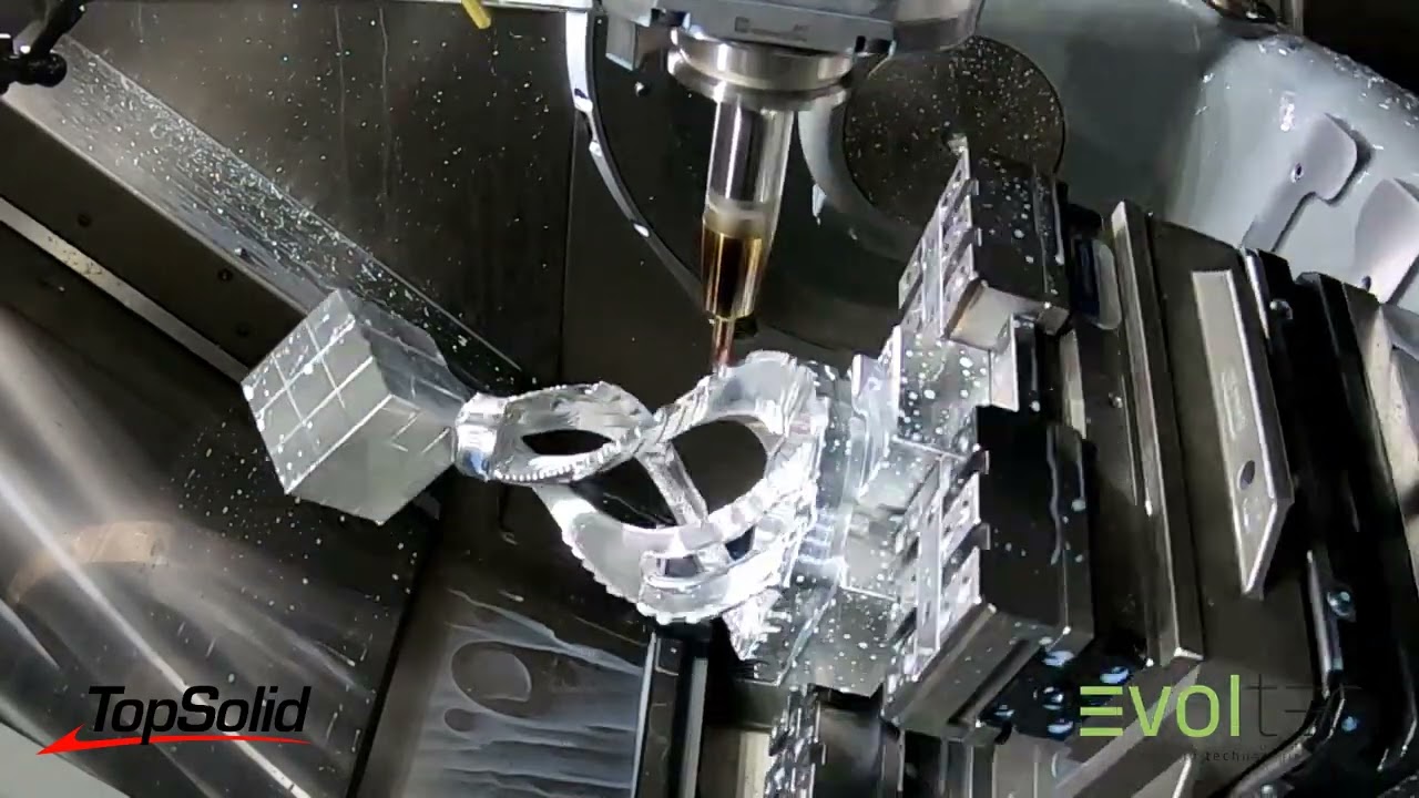 TopSolid CadCam Rubiks Cube by Evoltec