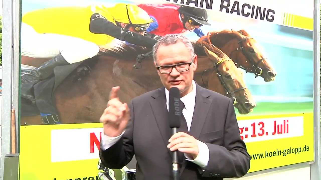 Galopp-TV: Ulli Potofski berichtet vom Oppenheim-Union Rennen