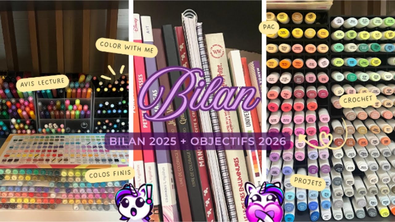 Bilan coloriage 2025 + Objectifs 2026