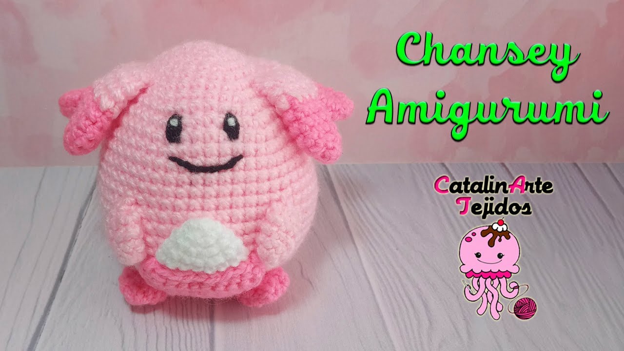 Chansey amigurumi (pokémon) | CatalinArte Tejidos