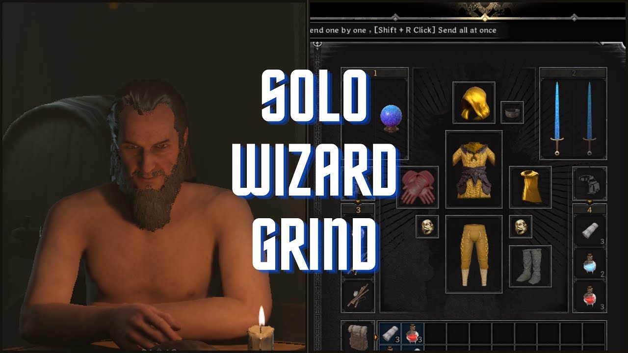 The Solo Wizard Grind (Early Wipe) | Rank 1 Wizard | Dark and Darker