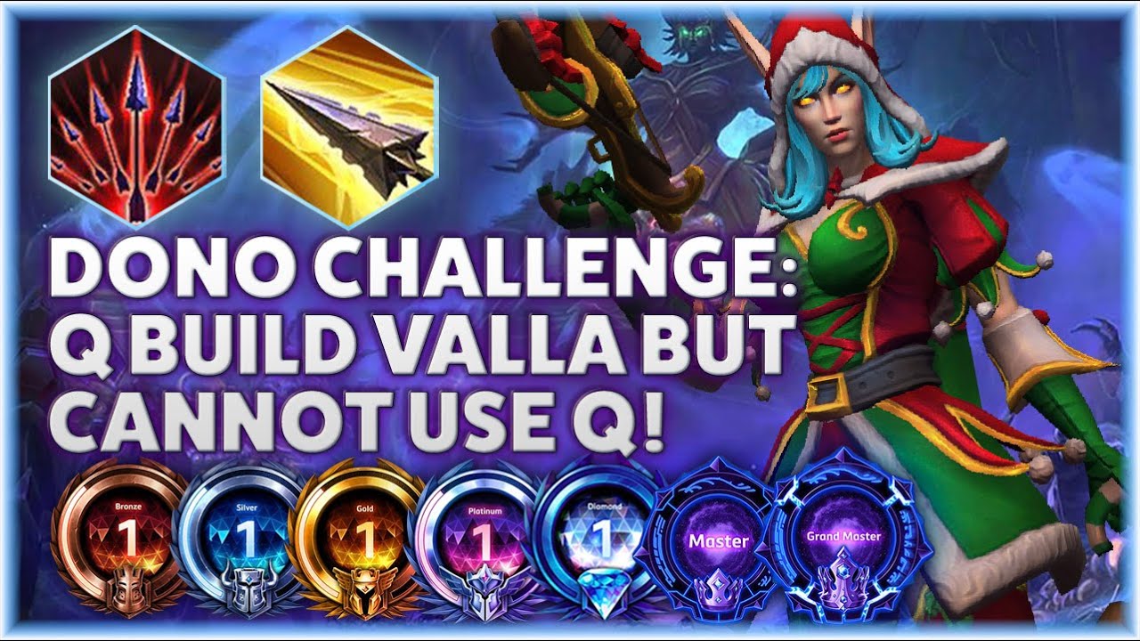 Valla Strafe - DONO CHALLENGE: Q BUILD VALLA BUT CANNOT USE Q! -B2GM Season 3 2024