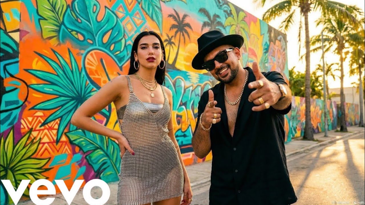 Sean Paul Ft. Dua Lipa - ELECTRIC HEAT (Official Lyrics Music Video)