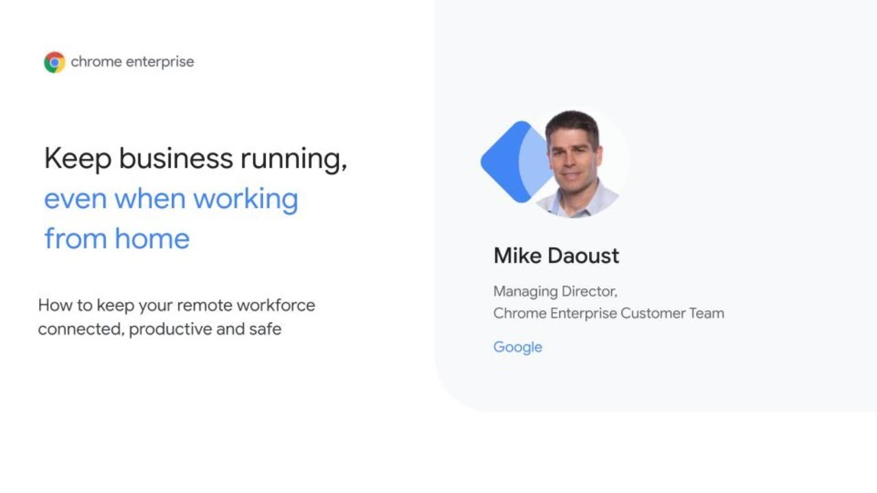 Keep business running, even when working from home