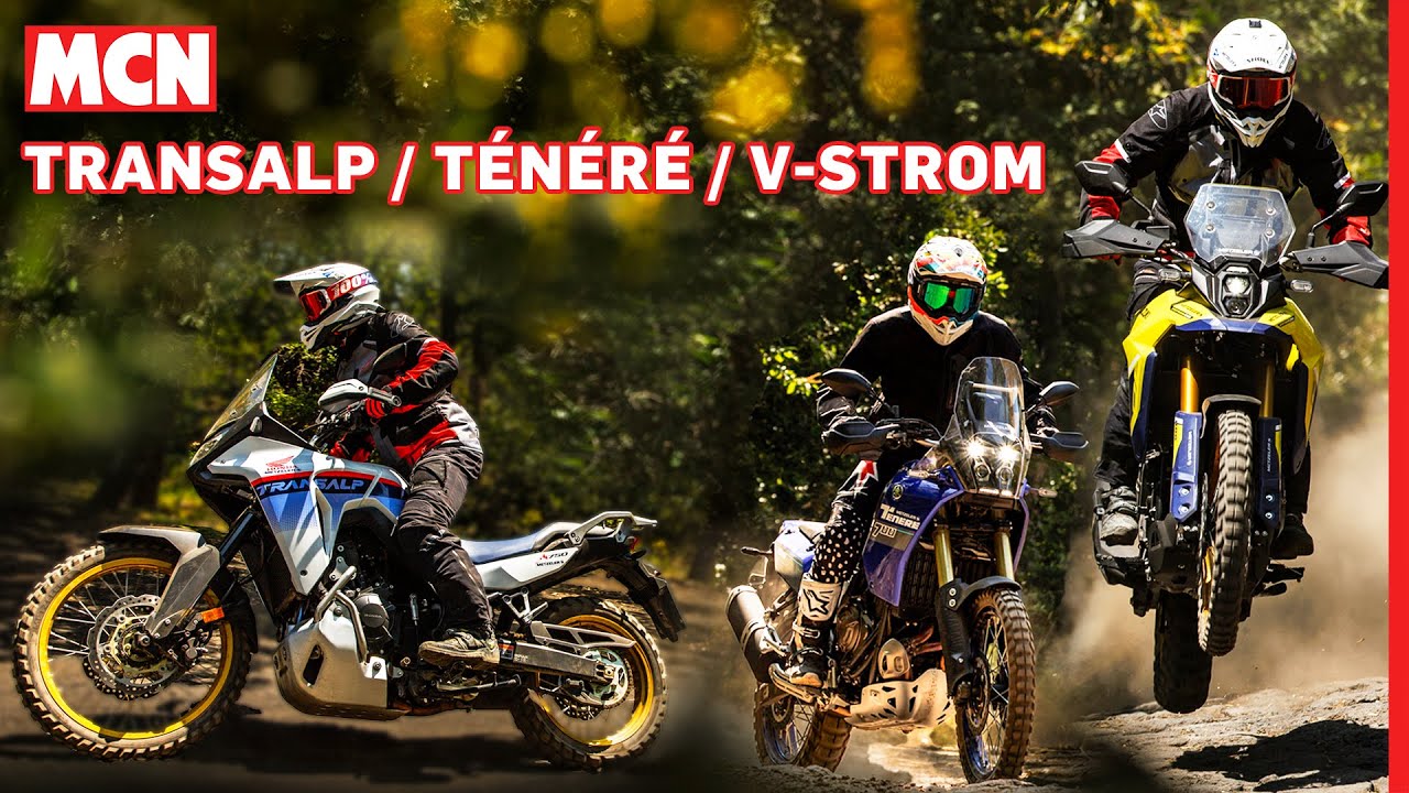Какой мотоцикл для активного отдыха купить в 2023 году? Honda Transalp, Suzuki V-Strom и Yamaha T...
