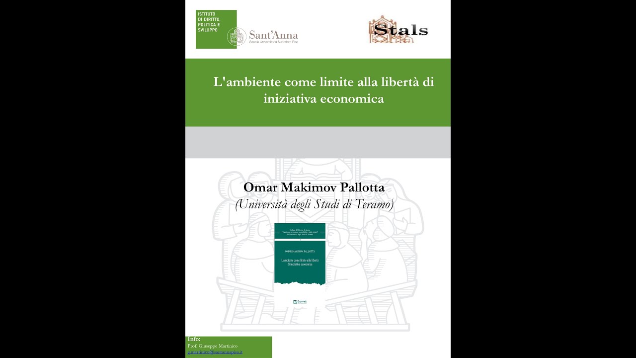 L'ambiente come limite alla libertà di iniziativa economica