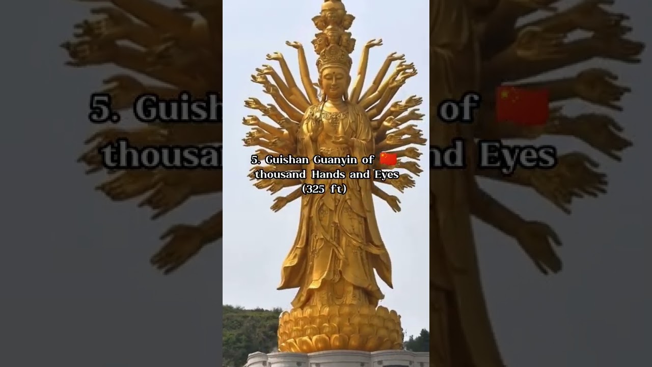 Top 5Tallest Buddha's Statues in the World (2022)/Top to Top/#shorts #short #viral