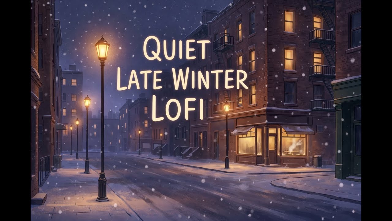 Quiet Late Winter Lofi ❄️🌙 | Chill Beats for Late Nights, Study & Sleep