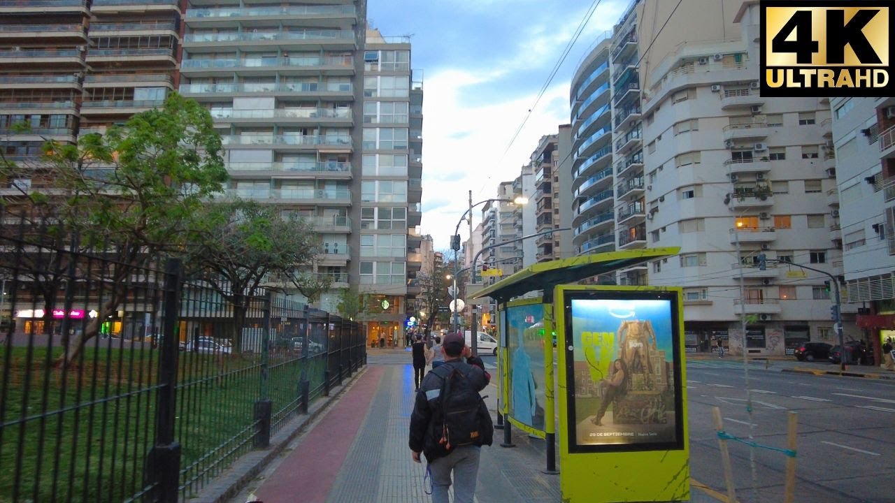 Av. Córdoba en Buenos Aires, Argentina Virtual Walking Tour October 2023 [4K]