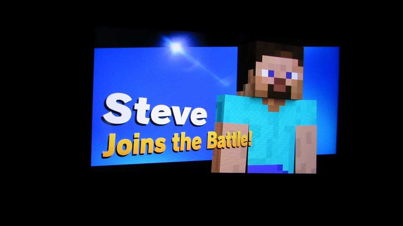 Super Smash Bros. Ultimate-Steve Joins The Battle