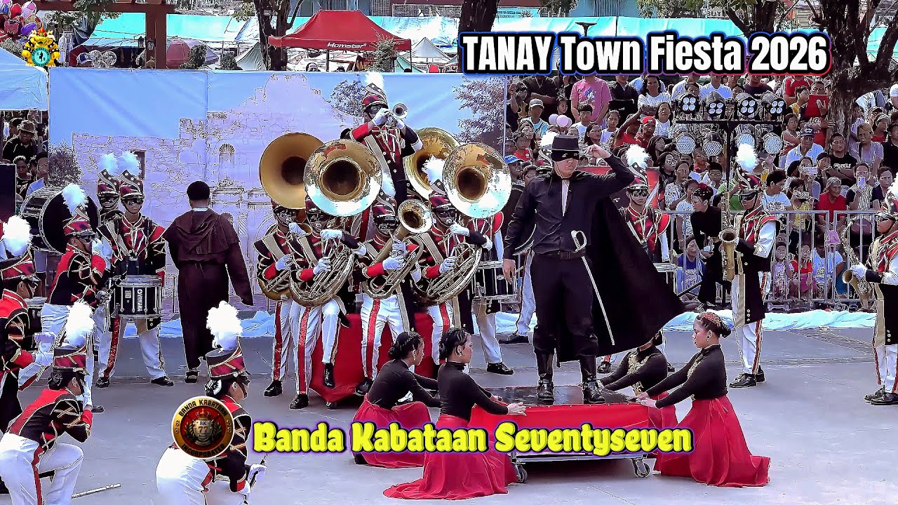 Full Drill - Tanay Town Fiesta 2026 Band Competition - Banda Kabataan Seventyseven in Tanay Rizal