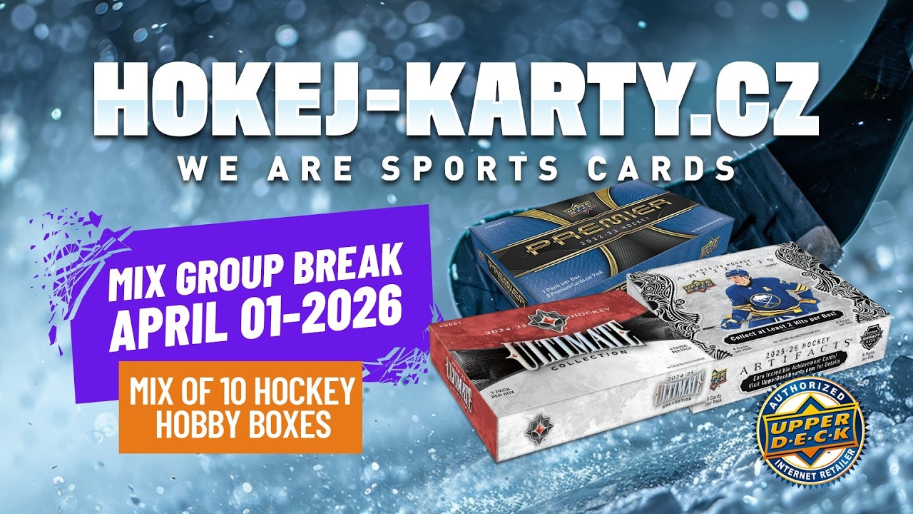 HOKEJ-KARTY.CZ MIX GROUP BREAK APRIL 01-2026 - 2025-26 SPORTZOO ELH SERIES 2