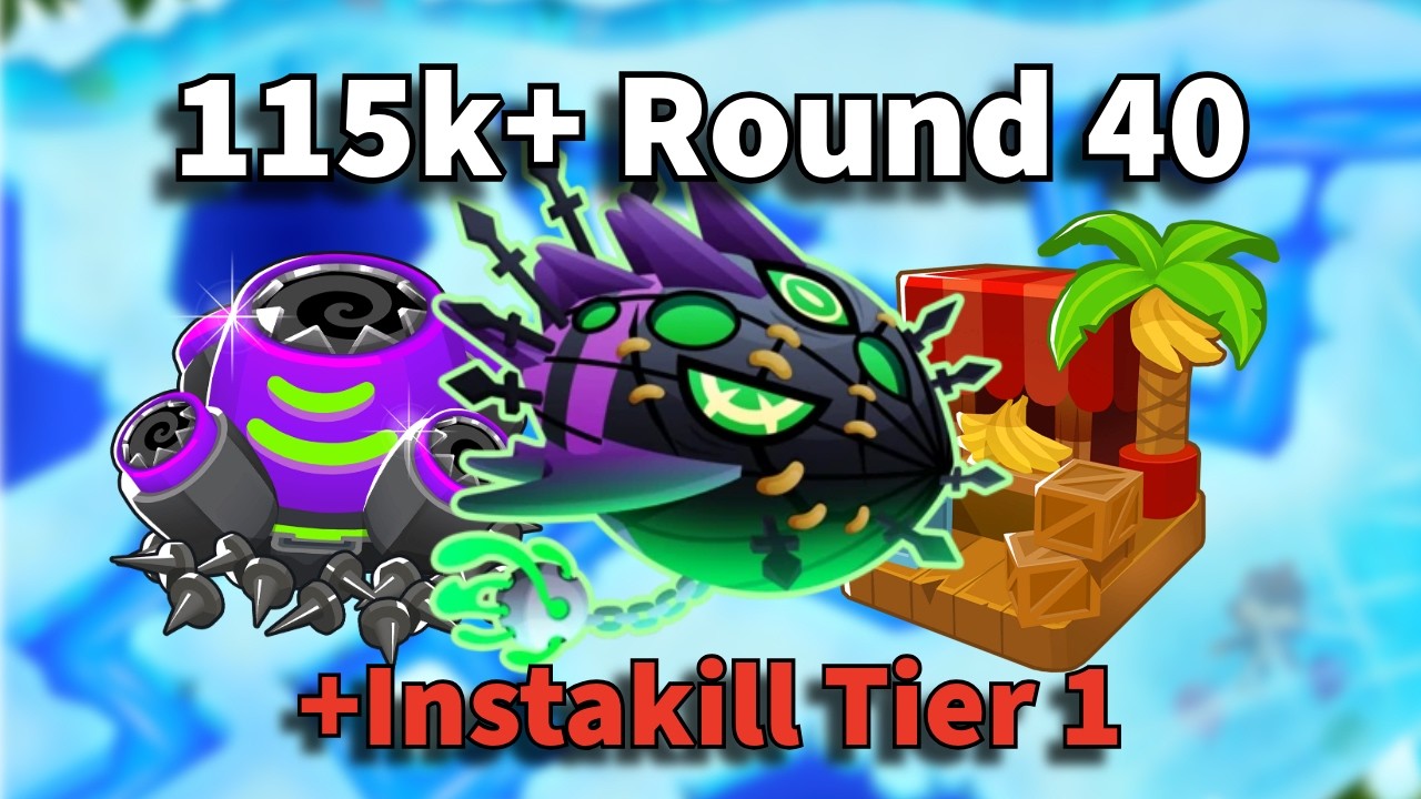 How to ONE SHOT Tier 1 Lych + 115k by ROUND 40! [BTD6] Elite Lych
