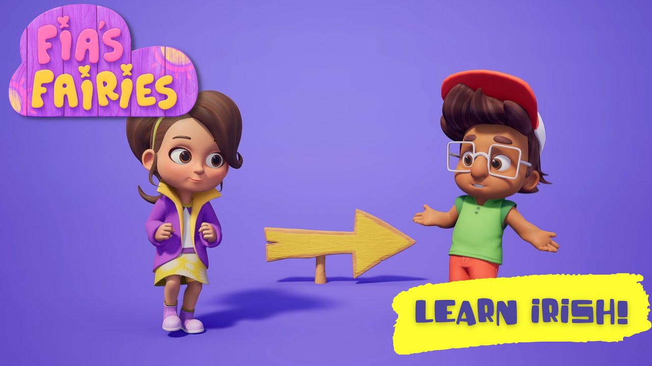 Learn Irish with Fia's Fairies: fast / slow (Season 1, Episode 4  &lsquo;Amazing Fairy Race')