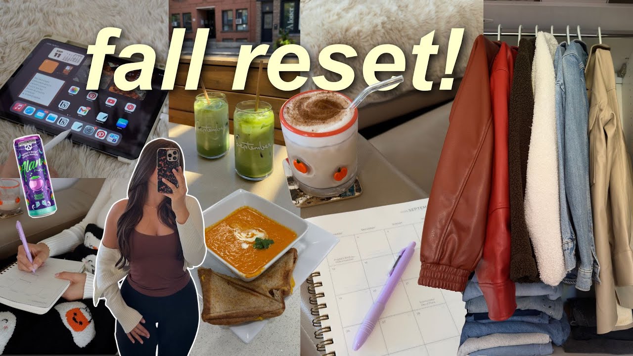 FALL RESET: closet clean out, organizing my life, bucket list & cozy recipes