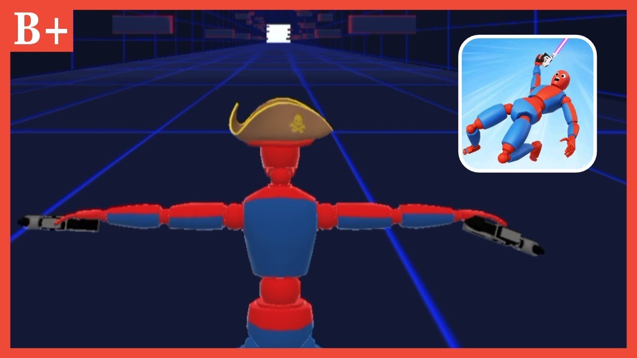Экшен-игра Grapple Swing Hero ‼️ Игровой процесс на всех уровнях