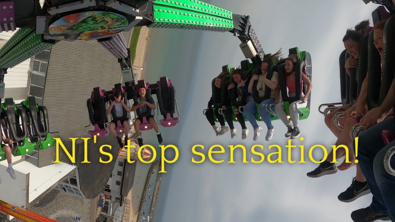 Beast- (Owen Curry) onride Curry's Fun Park Portrush June 2023