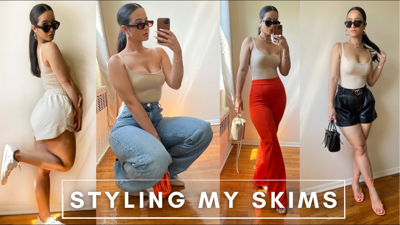 HOW TO STYLE MY SKIMS BODYSUIT | HOW TO WEAR SKIMS