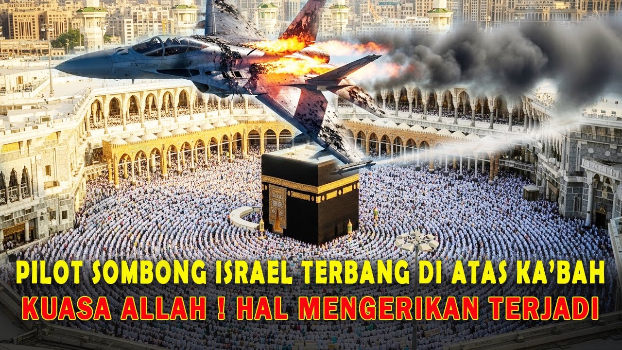 KUASA ALLAH❗ PILOT SOMBONG ISRAEL BERANI TERBANG DI ATAS KA'BAH, HAL MENGERIKAN TERJADI