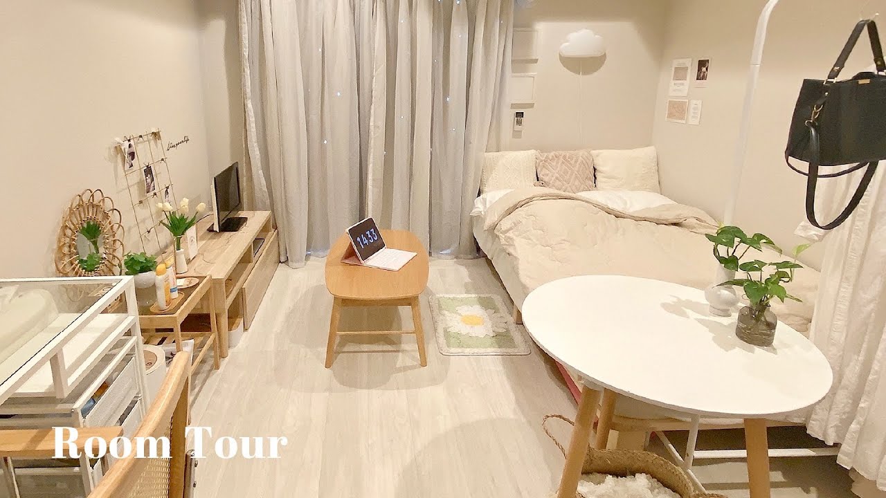 SUB[Room tour] Living alone in japan｜cozy tiny room｜24㎡ room