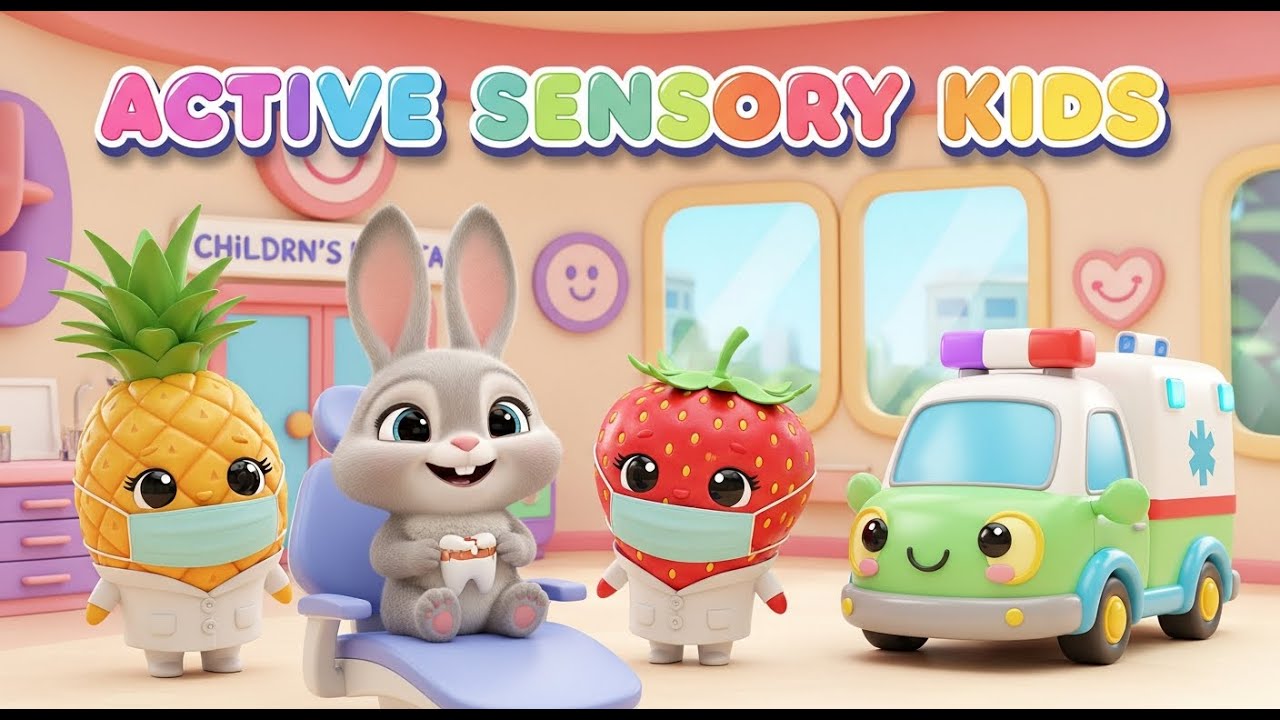 &ldquo;Healthy Teeth, Happy Kids 🍎🍓 Sensory Learning Fun | ACTIVE SENSORY KIDS&rdquo; 🦷😊