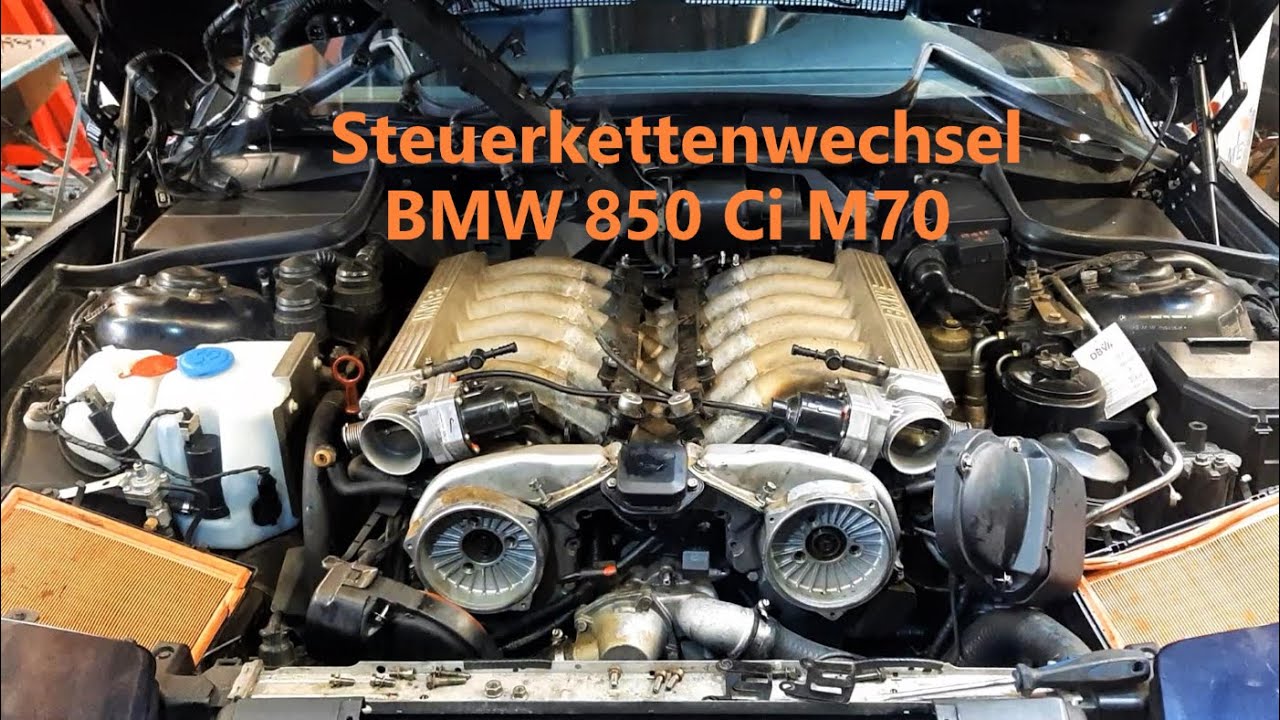 BMW M70 / M73 V12 Steuerkette Wechsel Kontrolle Verschraubung Zylinderkopf und Ölwanne DIY Anleitung