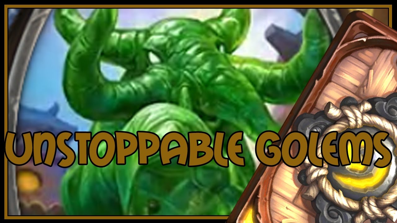 Hearthstone: Unstoppable golems (jade druid)