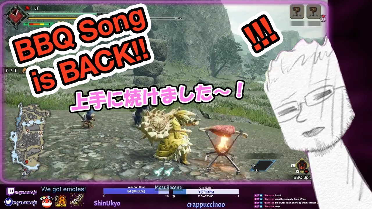 [Monster Hunter Rise Demo] The BBQ song returns!