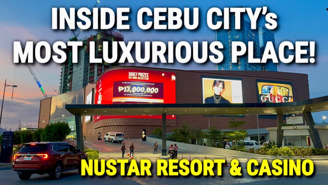 BIGGEST & MOST LUXURIOUS Casino Resort Outside Manila! NUSTAR CEBU PHILIPPINES + Il Corso Food Tour