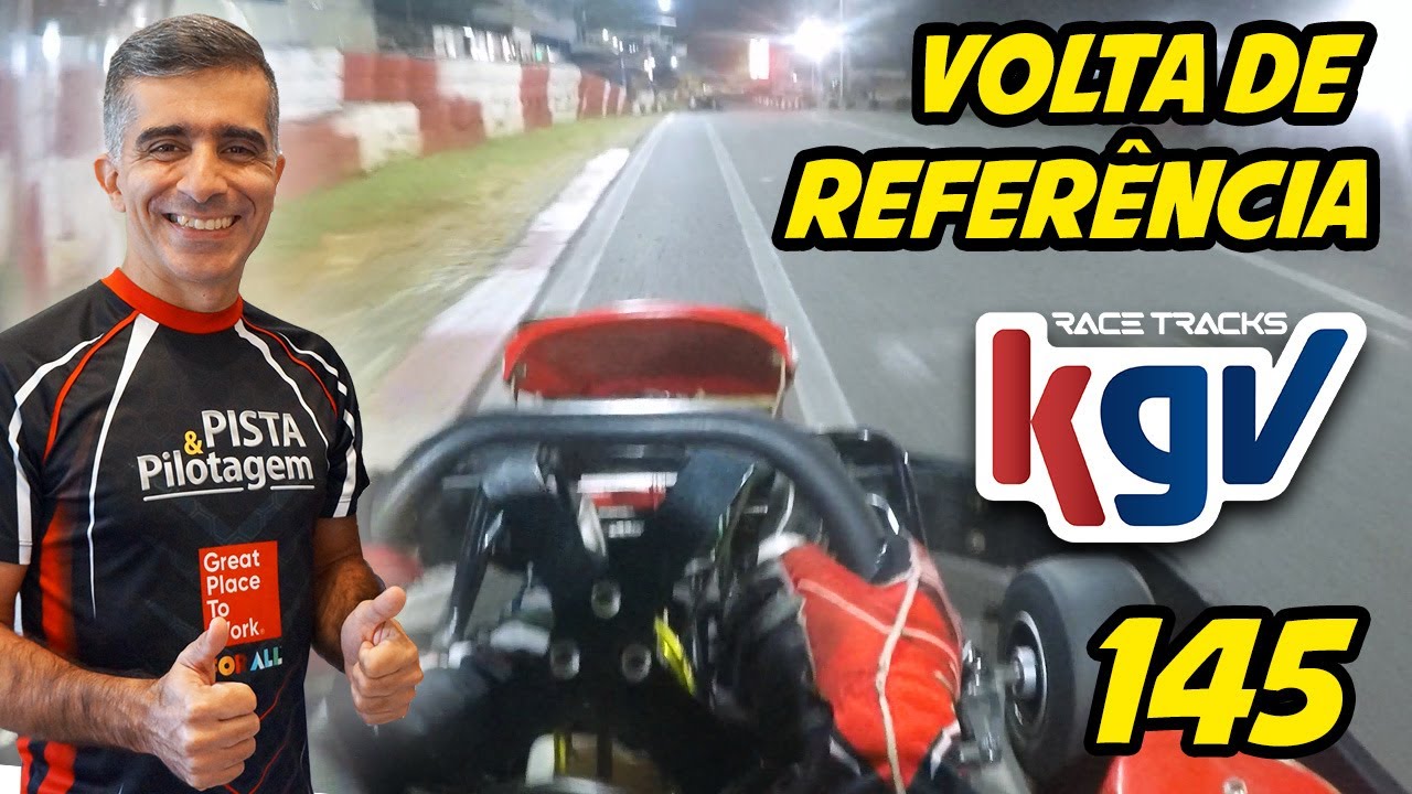 Traçado 145 Kartódromo da Granja Viana - volta de referência - piloto Cristian Peticov