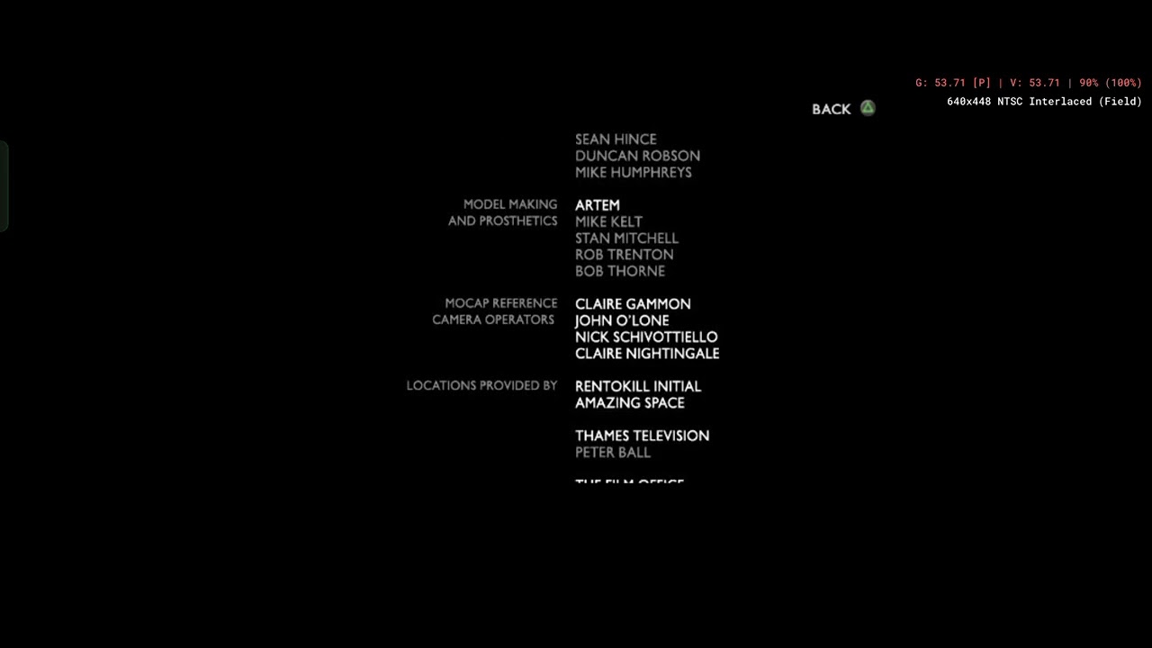The getaway ps2 end credits 