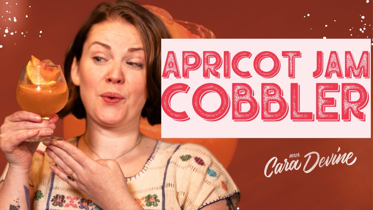 Easy WHISKY Cocktail - the Apricot Jam Cobbler!
