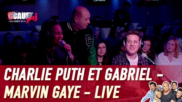Charlie Puth et Gabriel (Kids United) - Marvin Gaye - Live - C’Cauet sur NRJ