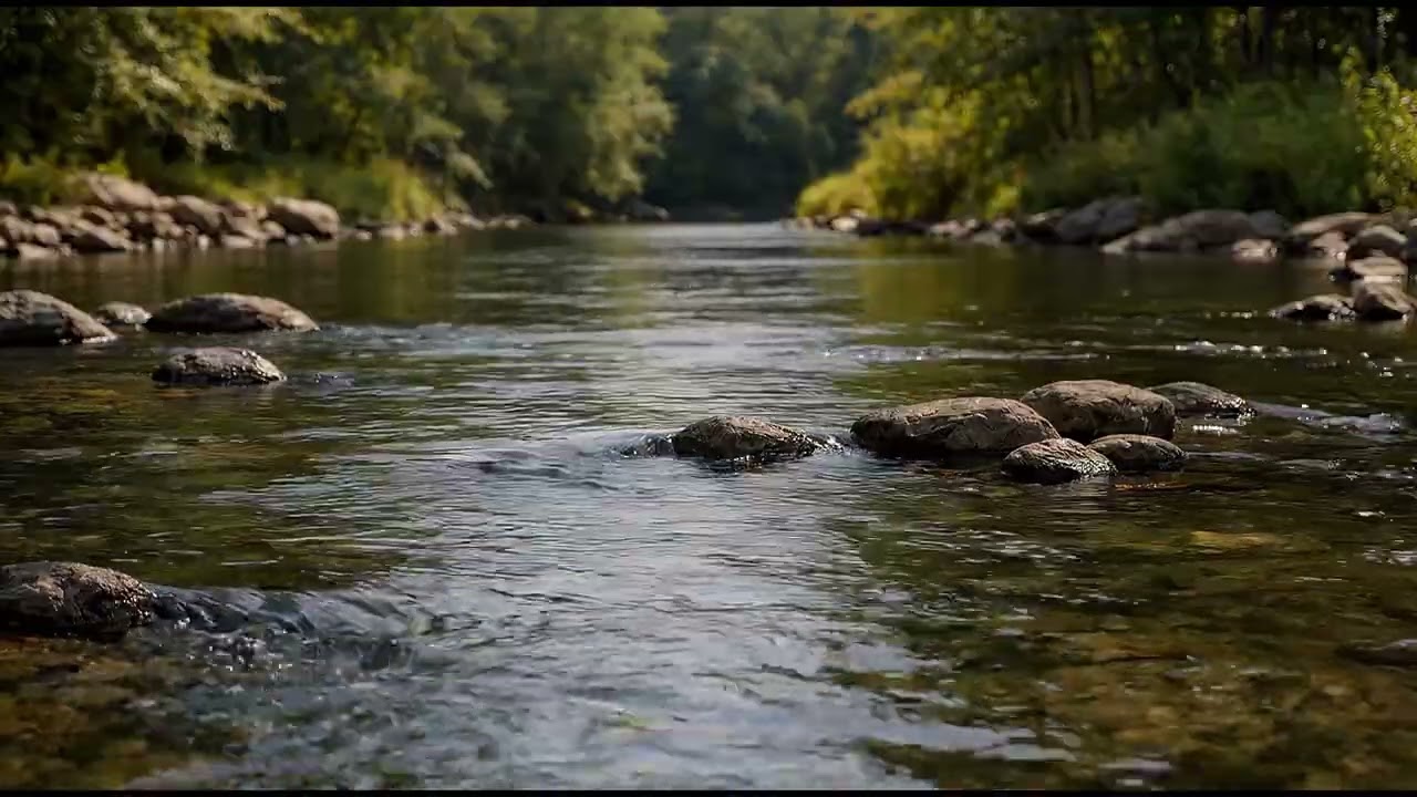 Natural River Flow 4 hours full HD