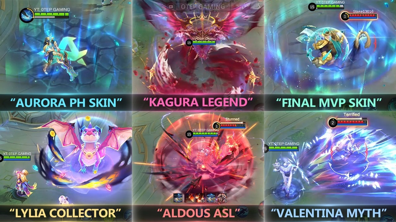 New SKINS GAMEPLAY, Kagura, Lylia, Valentina and more...