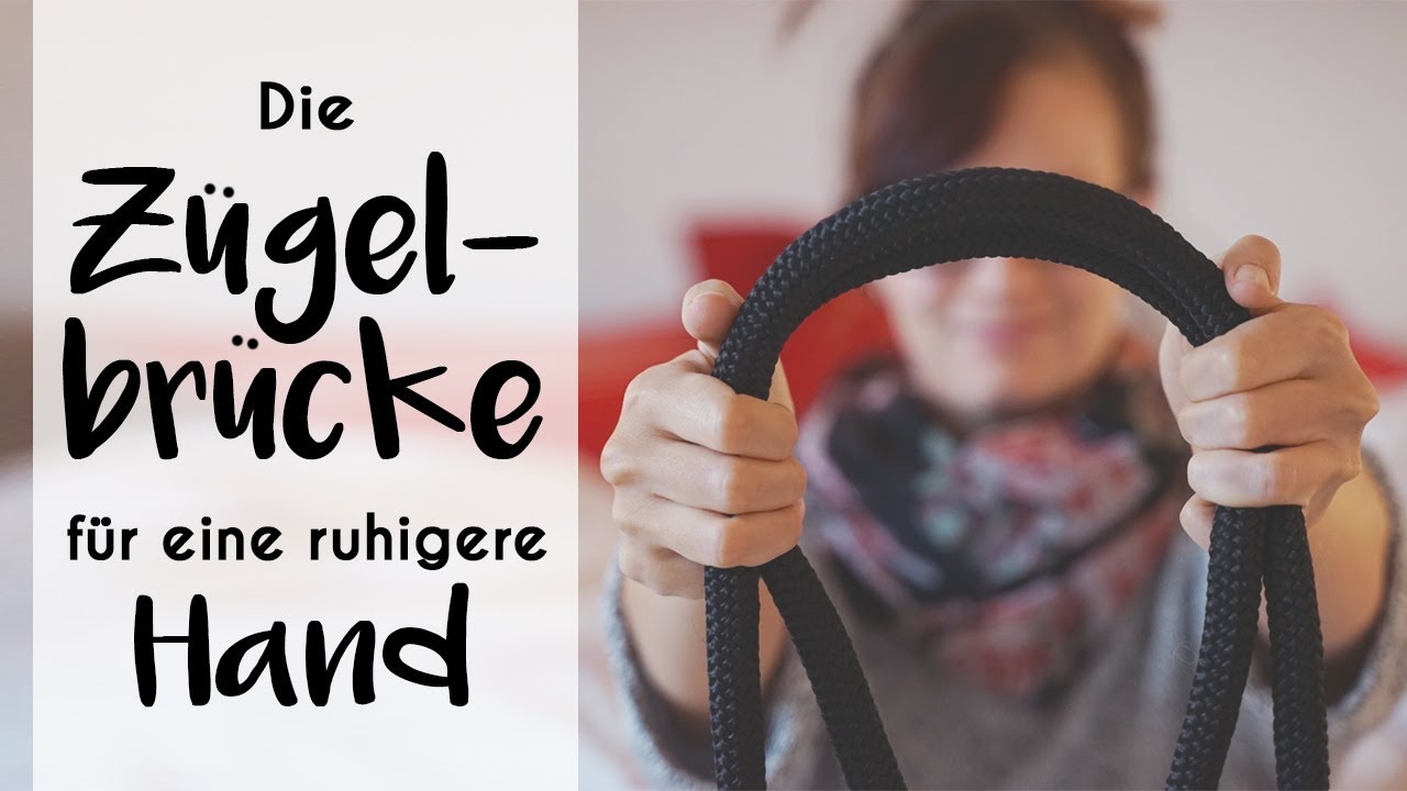 Mit der Zügelbrücke zu einer ruhigeren Handhaltung und besseren Zügelführung!
