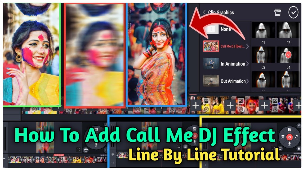 How To Add Call Me DJ Effect On Kinemaster || Trending Status Editing || Call Me DJ || Viral Video