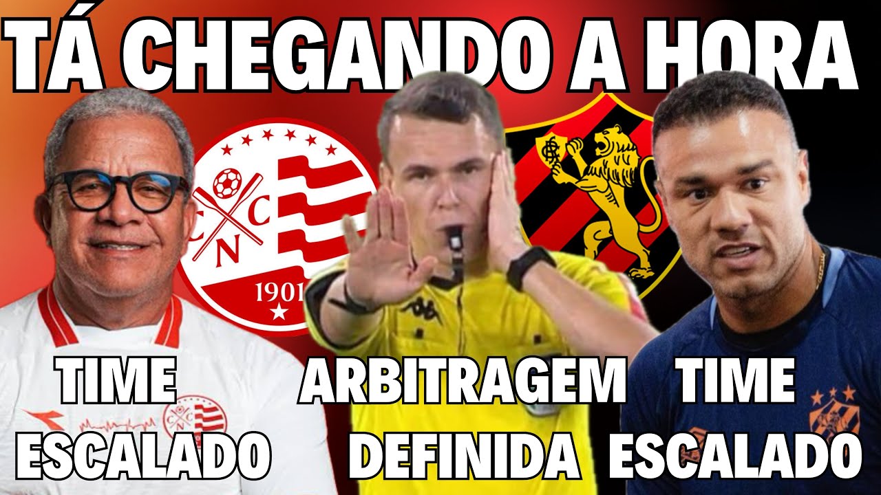 NÁUTICO X SPORT! TÁ CHEGANDO A HORA. ARBITRAGEM DEFINIDA, ESCALÇÕES E TUDO DA DECISÃO!