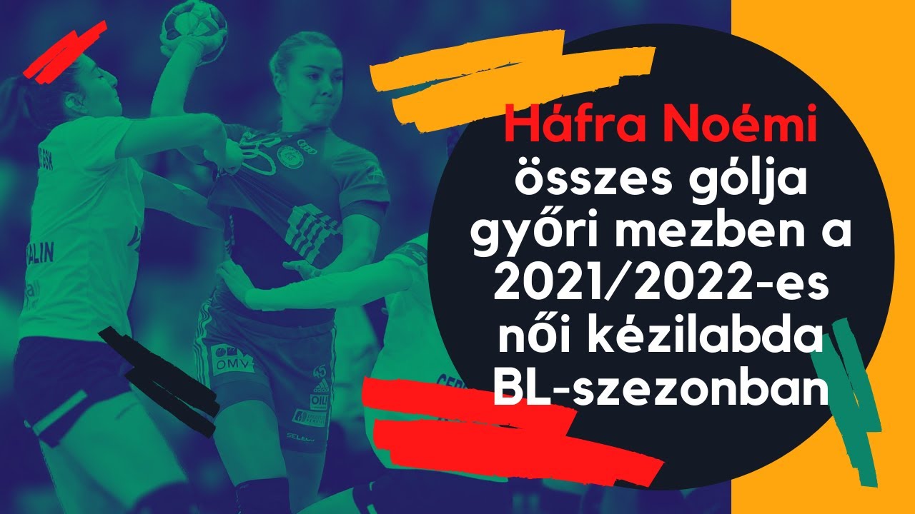 Háfra Noémi összes gólja győri mezben a 2021/2022-es női kézilabda BL-szezonban