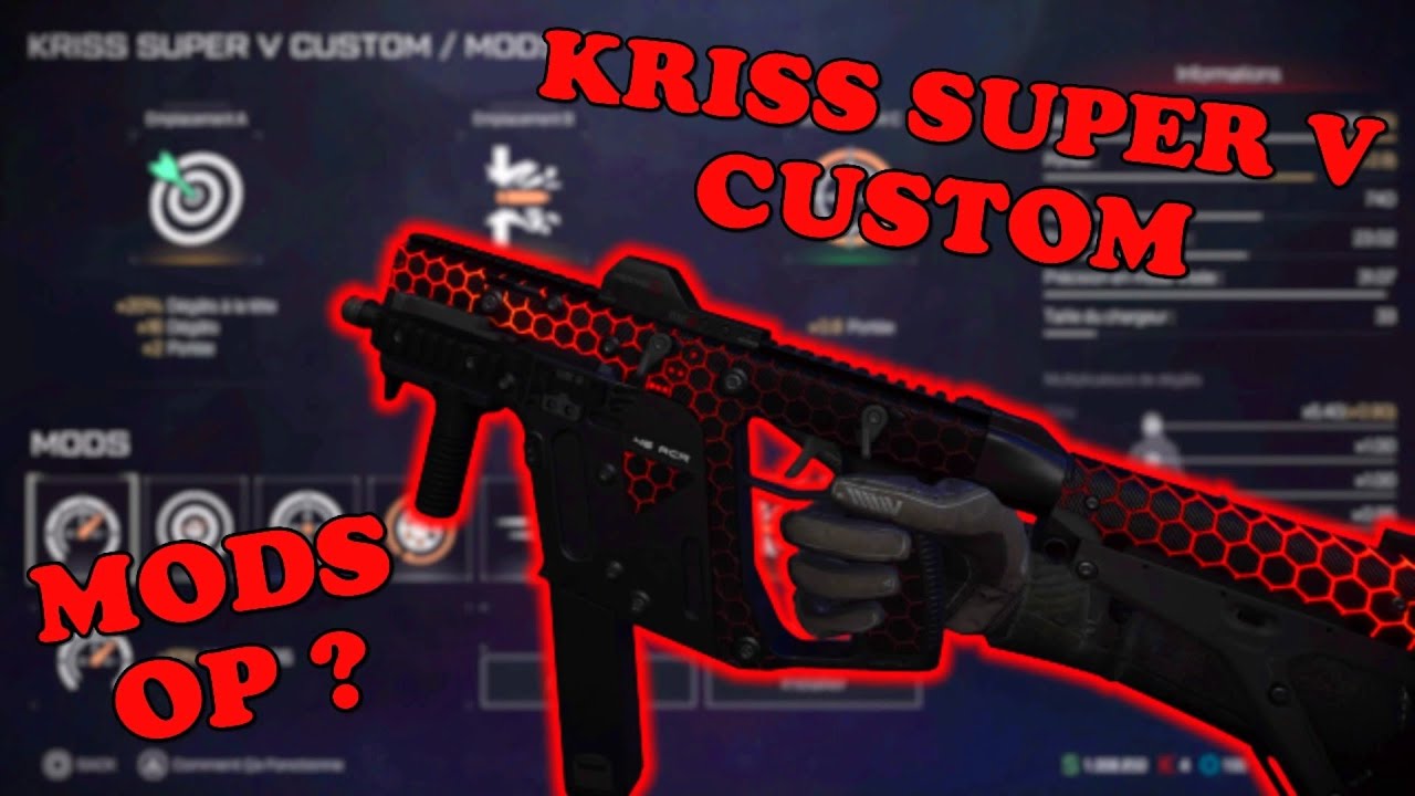 WARFACE LES MODS LA KRISS SUPER V CUSTOM SONT INSANE !
