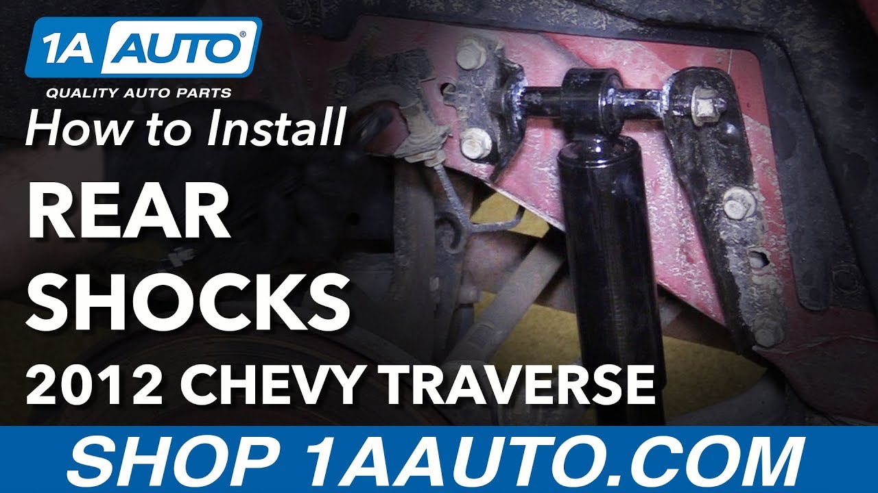 How to Replace Rear Shocks 09-17 Chevy Traverse