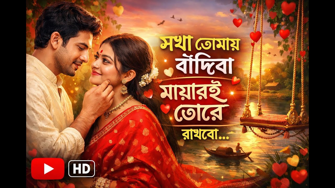 সখা তোমায় বাঁধিবো, মায়ারই ডোরে রাখবো | Sokha Tomay Badhibo | New Bengali Song 2026