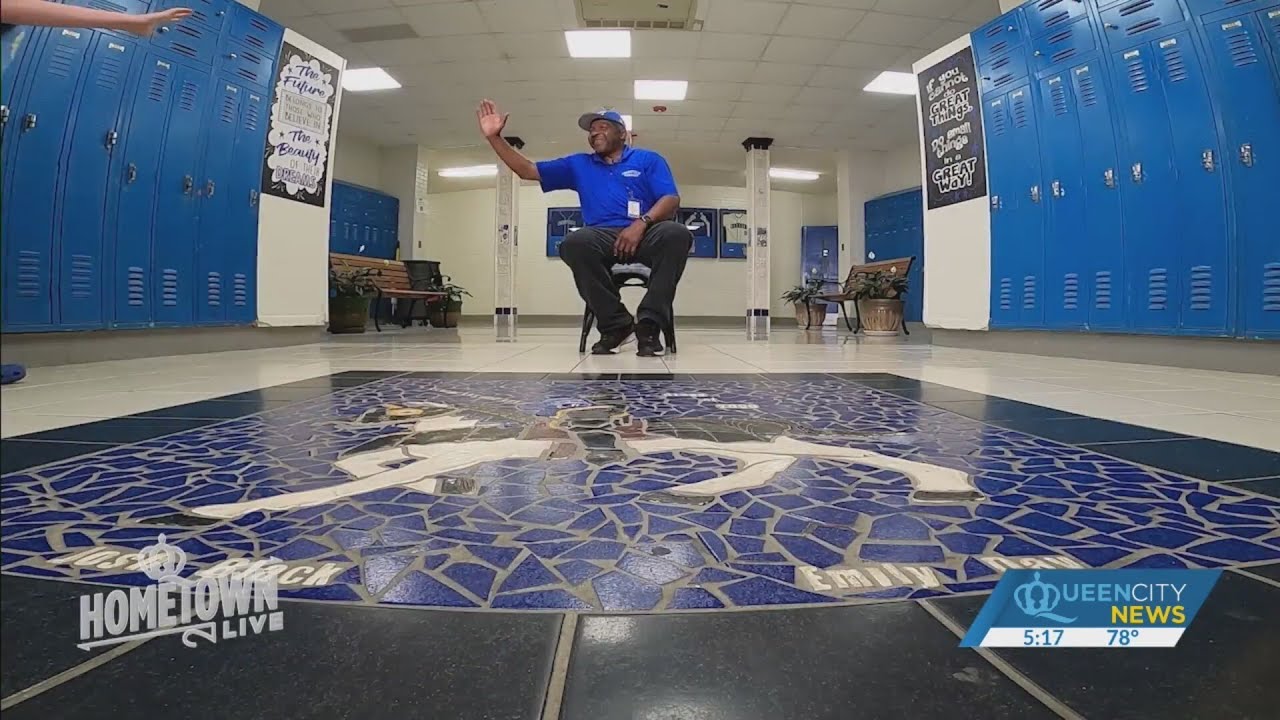One man has been lifting spirits at Cherryville HS for decades