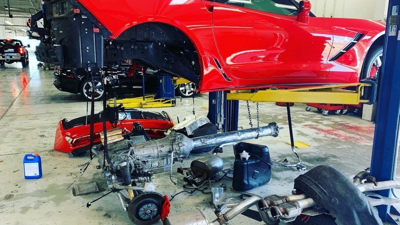 Brand New 2019 Chevy Corvette C7 Stingray Broken at 140 Miles